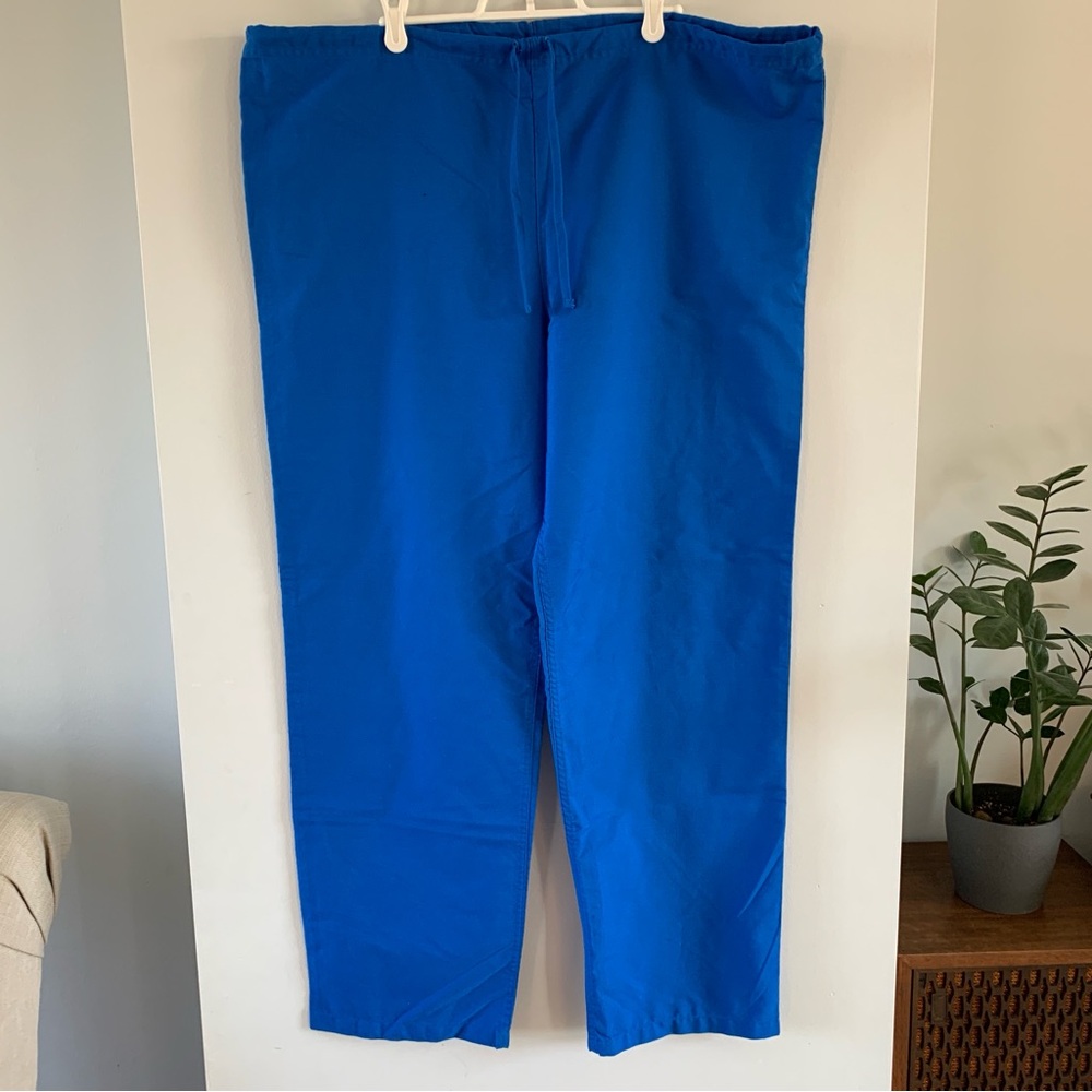 Dickies Scrub Pants Hospital Nurse Nursing Blue Womens Size Large